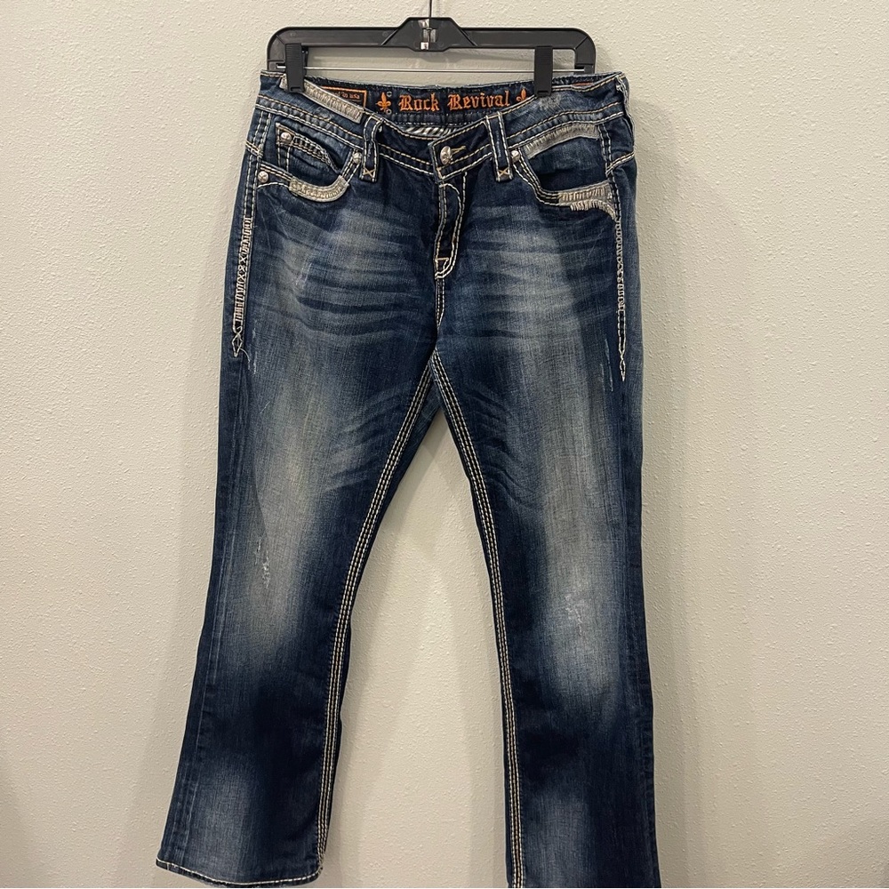 Rock revival jeans rosa easy boot size 31
